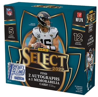 2022 selling PANINI SELECT FOOTBALL MEGA BOX